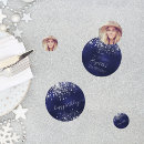Search for navy blue confetti Silver