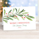 Search for leaf christmas cards Greenery