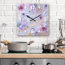 Search for vintage floral clocks Flower