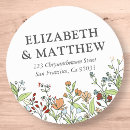 Search for red wedding return address labels Greenery