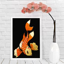 Search for black koi fish art Carp