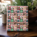 Search for red and green wrapping paper Photo collage
