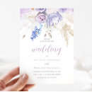 Search for purple and ivory wedding invitations Floral