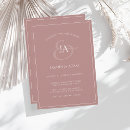 Search for dusty pink wedding invitations Rose gold
