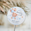 Search for baby boy teddy bear stickers Watercolor