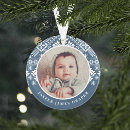 Search for baby name christmas tree decorations Blue