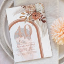 Search for burnt orange invitations Bohemian