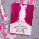 Search for dress bridal shower invitations Pink