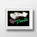 Search for poodle art Black