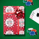 Search for vegas wrapping paper Poker