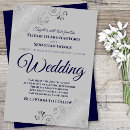 Search for blue and grey wedding invitations Chic