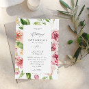 Search for peach flower wedding invitations Calligraphy