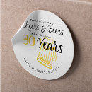Search for beer stickers 30th birthday