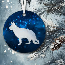 Search for german shepherd christmas tree decorations Animal