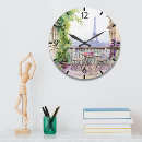 Search for rustic christmas clocks Watercolor