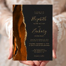Search for orange and black wedding invitations Modern