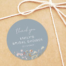 Search for blue flower thank you stickers Flowers