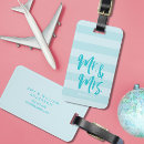 Search for mr and mrs luggage tags Stripes