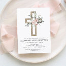 Search for watercolor flowers christening invitations Wreath