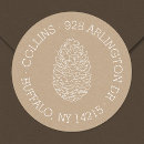 Search for pinecone wedding stickers Modern