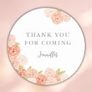 Search for peach floral stickers Watercolor