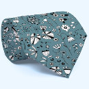 Search for black floral pattern ties Botanical