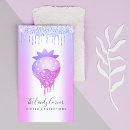 Search for chocolate strawberries business cards Sweets