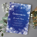 Search for winter wonderland quince invitations Sweet 15