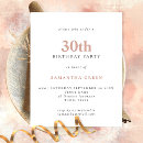 Search for 30 years old invitations Blush pink