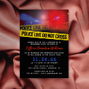 Search for crime party invitations Police