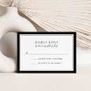 Search for plain white rsvp cards Elegant