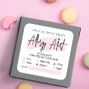 Search for allergy labels Bakery