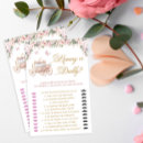 Search for princess baby shower games Pink and gold