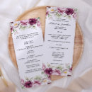 Search for burgundy wedding programs Trendy