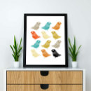 Search for abstract animal posters Green