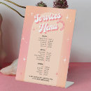 Search for salon price lists Modern