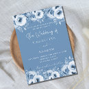 Search for winter dance invitations Blue and white