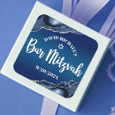 Search for navy blue bar mitzvah stickers Thank you