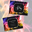 Search for smoke business cards Abstract