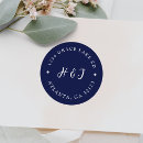 Search for navy blue return address stickers Minimalist