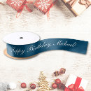 Search for navy blue christmas ribbon Blue and white