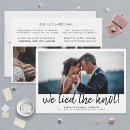 Search for after the knot is tied invitations Simple