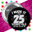 Search for 25th birthday badges Funny
