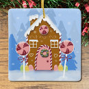 Search for gingerbread house christmas tree decorations Blue