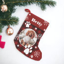 Search for black dog christmas stockings Red and black