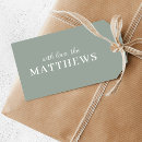 Search for family gift tags Minimal clean simple