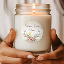 Search for floral background stickers Antlers