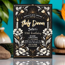 Search for dinner 30th birthday invitations Floral