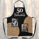 Search for 50th birthday aprons Elegant