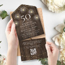 Search for rustic wedding anniversary invitations Elegant